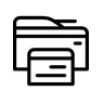 mono icon ID i plastične kartice