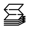 mono icon Memorandumi, koverte, ncr roba