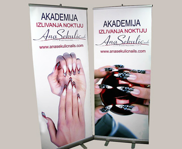 Reklame, roll-up baneri, mash, pvc, cerada